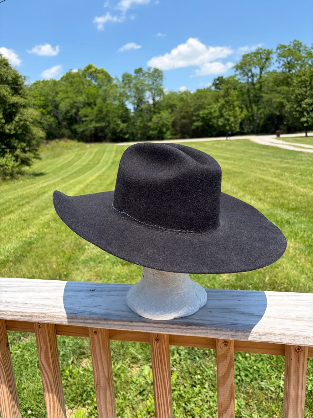 Cavenders Cowboy Collection XXX Premium Wool Black Western HAT